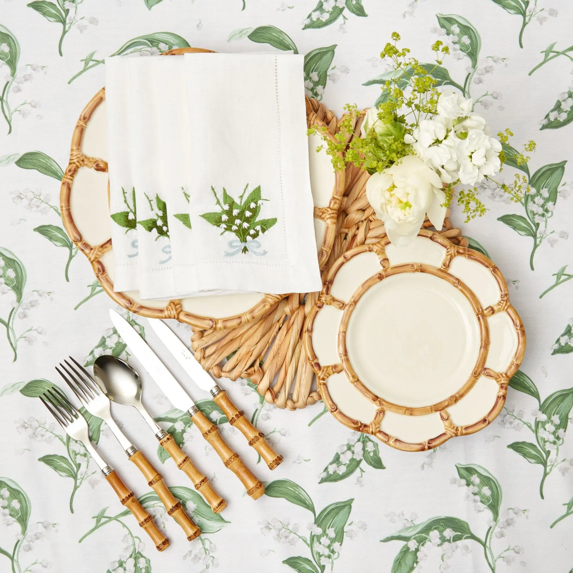 Petal Bamboo Starter Plate (Set Of 4)