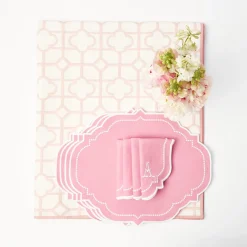 Pink Bamboo & Amelie Linen Set
