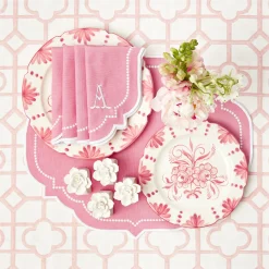 Pink Bamboo Tablecloth
