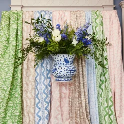 Pink Bamboo Trellis Fabric