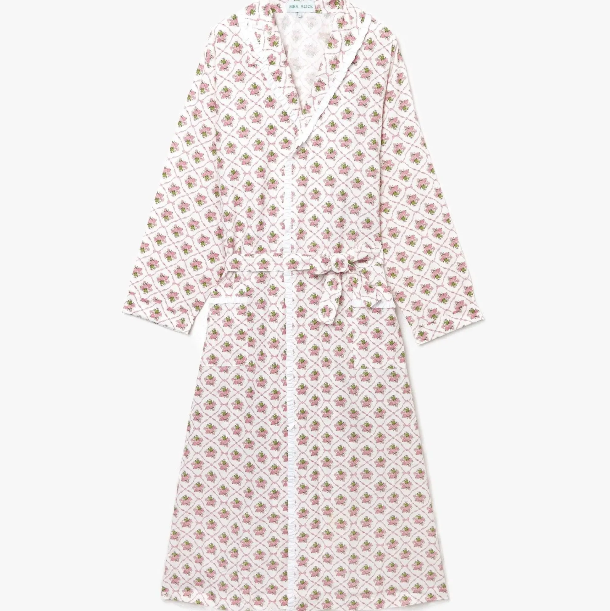 Pink Bouquet Dressing Gown