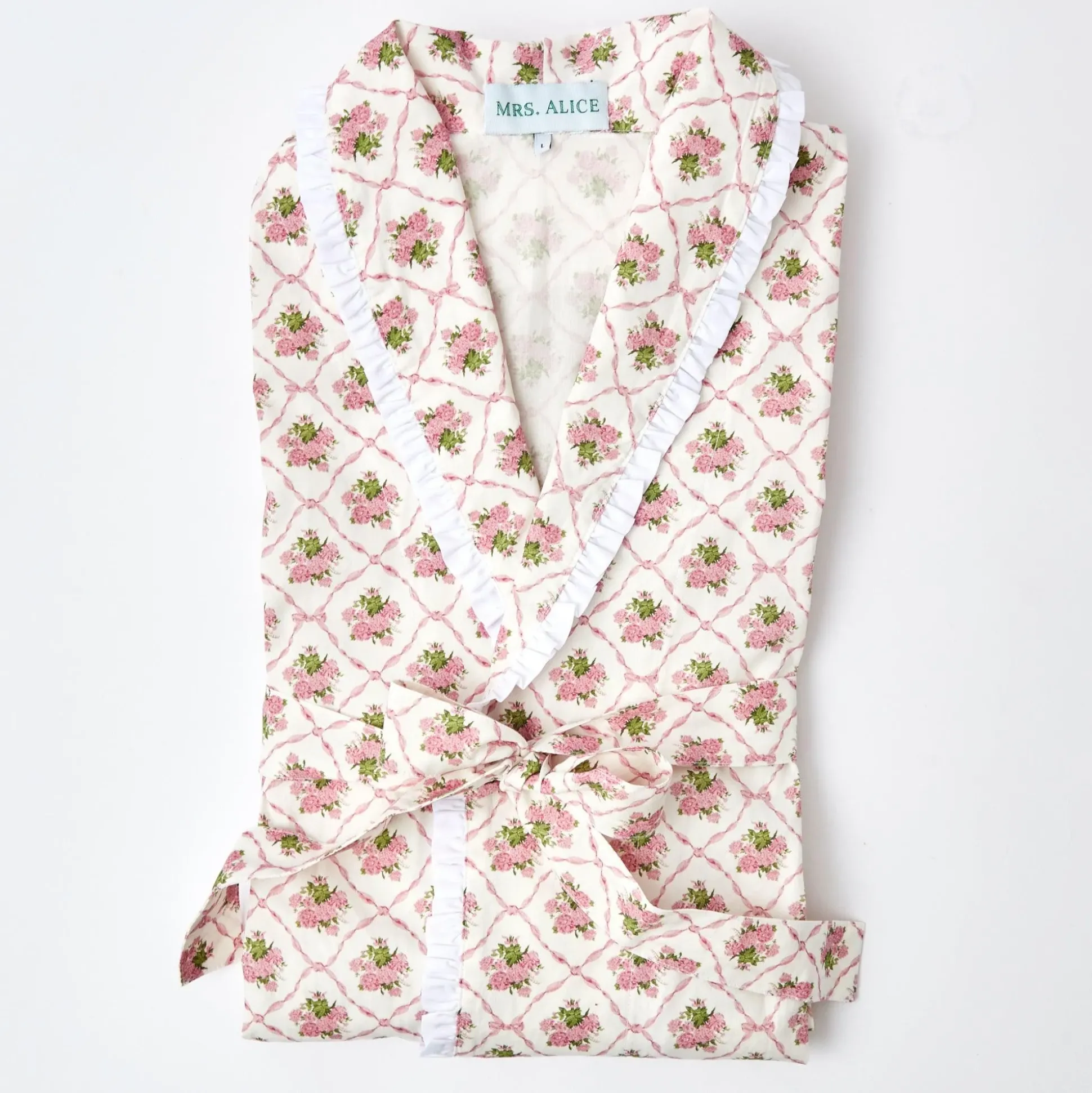 Pink Bouquet Dressing Gown