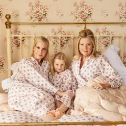 Pink Bouquet Dressing Gown