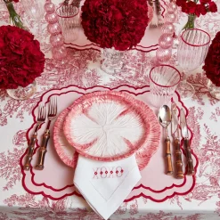 Pink Capri Lettuce Starter Plate (Set Of 4)
