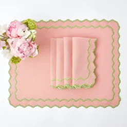 Pink Penelope Placemats (Set Of 4)