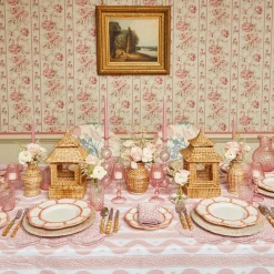 Pink Petal Bamboo Dinner Plate