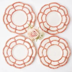 Pink Petal Bamboo Starter Plate
