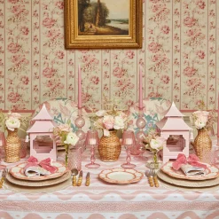 Pink Petal Bamboo Starter Plate
