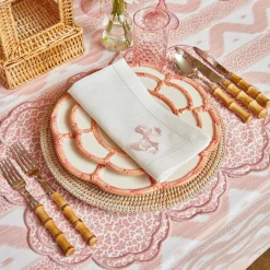 Pink Petal Bamboo Starter Plate