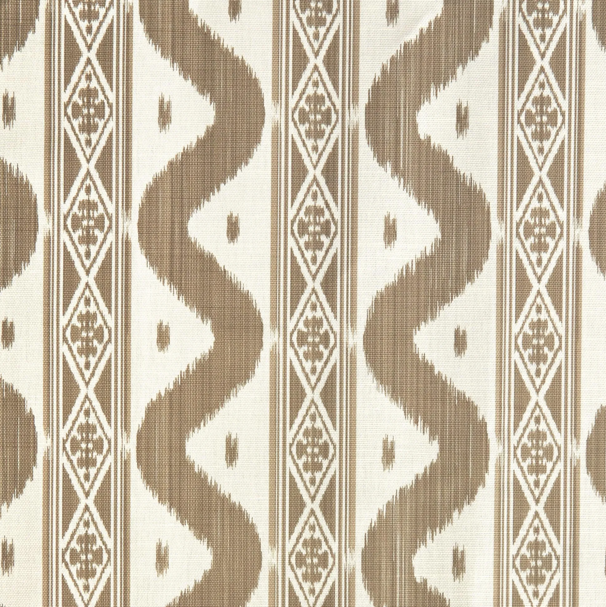 Putty Ikat Stripe Fabric