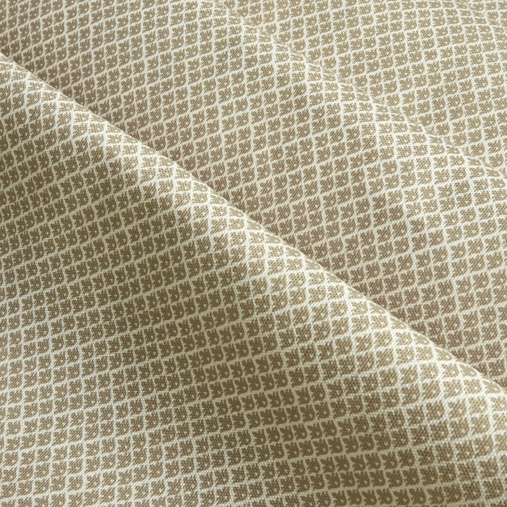 Putty Lotus Flower Fabric