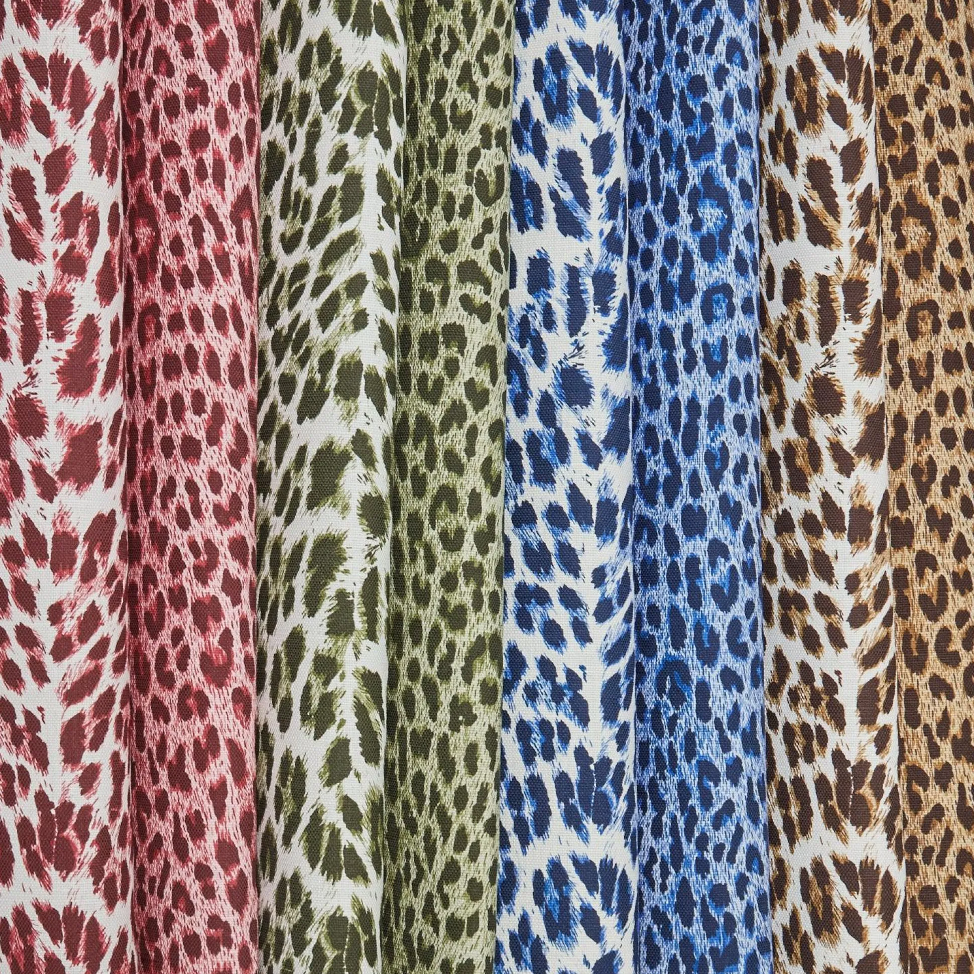 Raspberry Pink Leopard Fabric