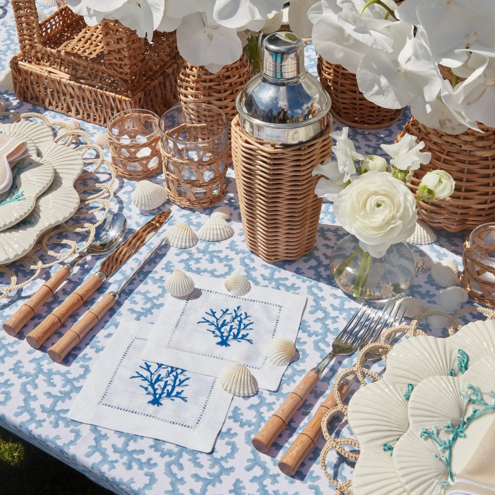 Rattan Cocktail Shaker