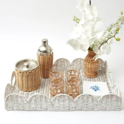 Rattan Cocktail Shaker