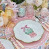 Scalloped Easter Dinner & Starter Plate (Set Of 8)