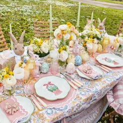 Scalloped Easter Dinner & Starter Plate (Set Of 8)