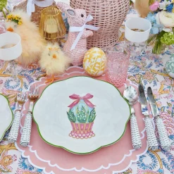 Scalloped Easter Dinner Plate (Set Of 4)