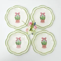 Scalloped Easter Starter Plate