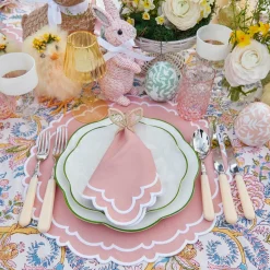 Scalloped Easter Starter Plates (Set Of 4)