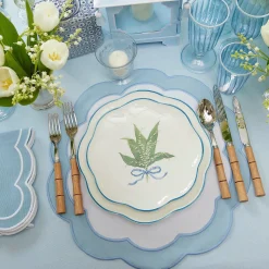 Scalloped Lily Of The Valley Starter Plate (Set Of 4)