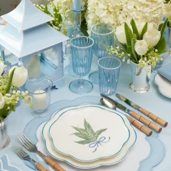 Scalloped Lily Of The Valley Starter Plate (Set Of 4)