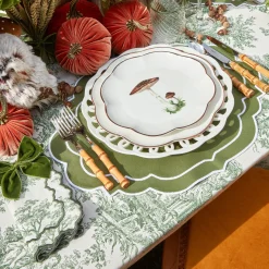 Scalloped Mushroom Starter Plates (Set Of 4)