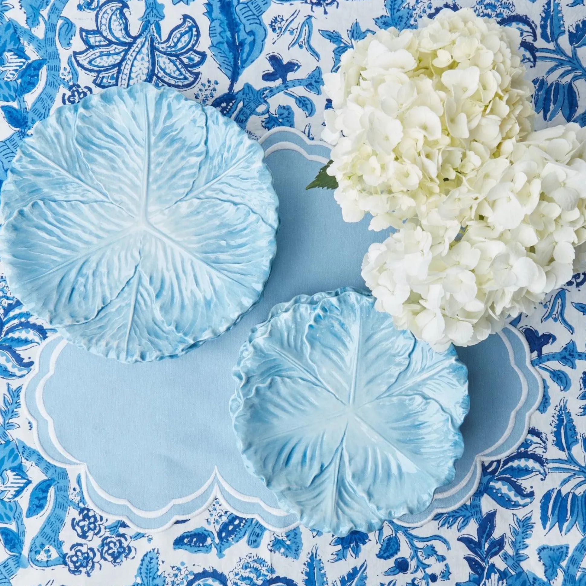 Serena Cornflower Blue Placemats (Set Of 4)