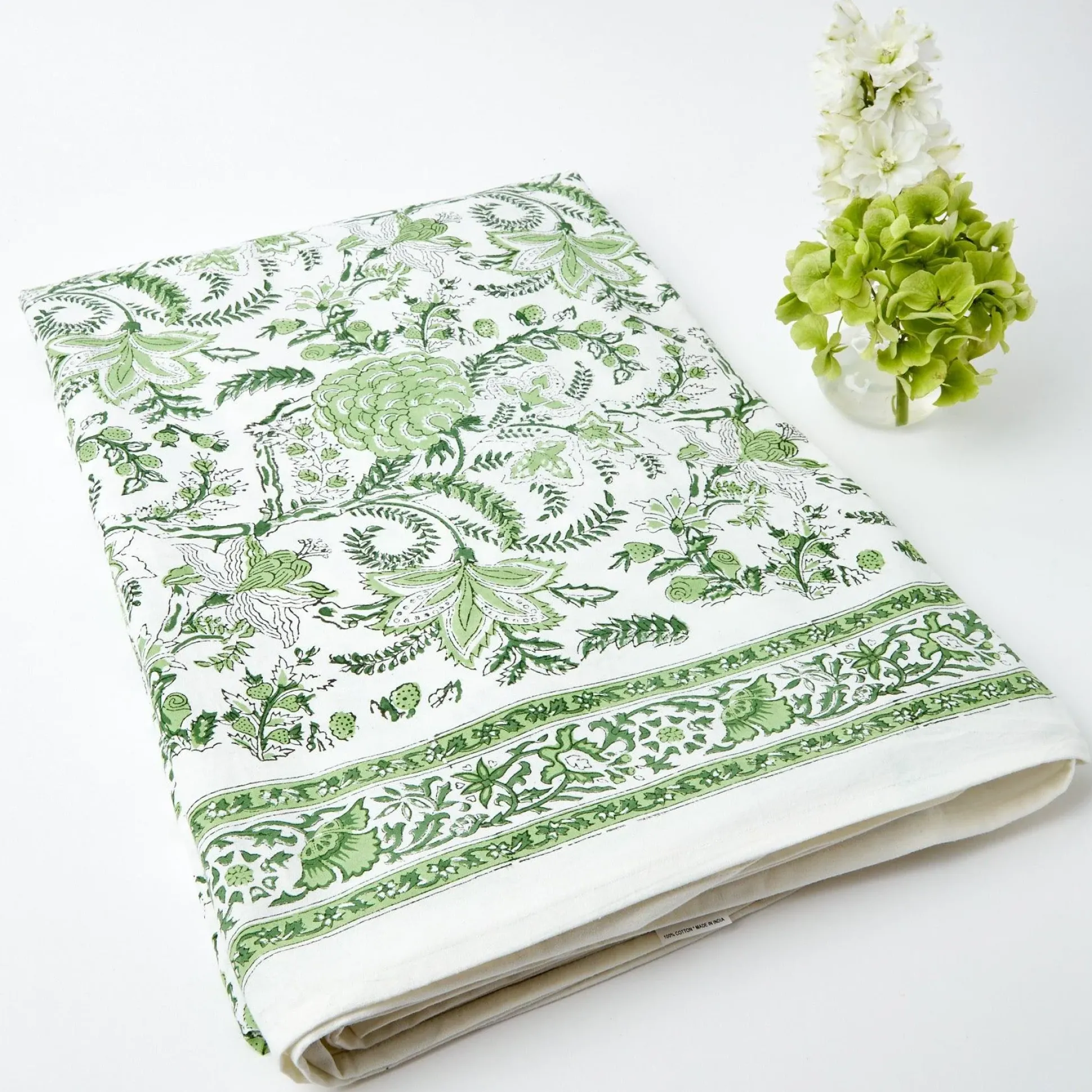 Serena Green Tablecloth