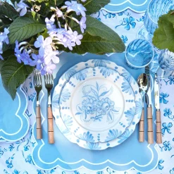 Seville Blue Gardenia Starter Plate
