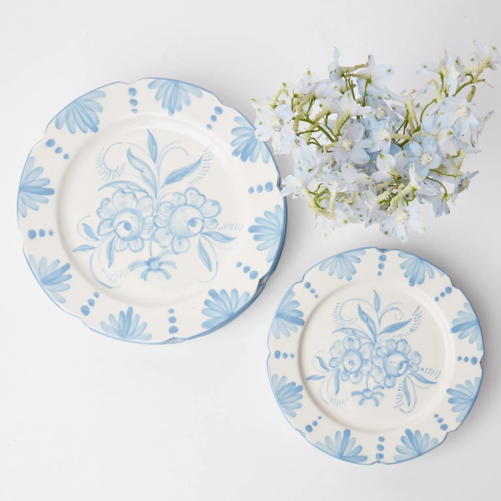 Seville Blue Gardenia Starter Plate