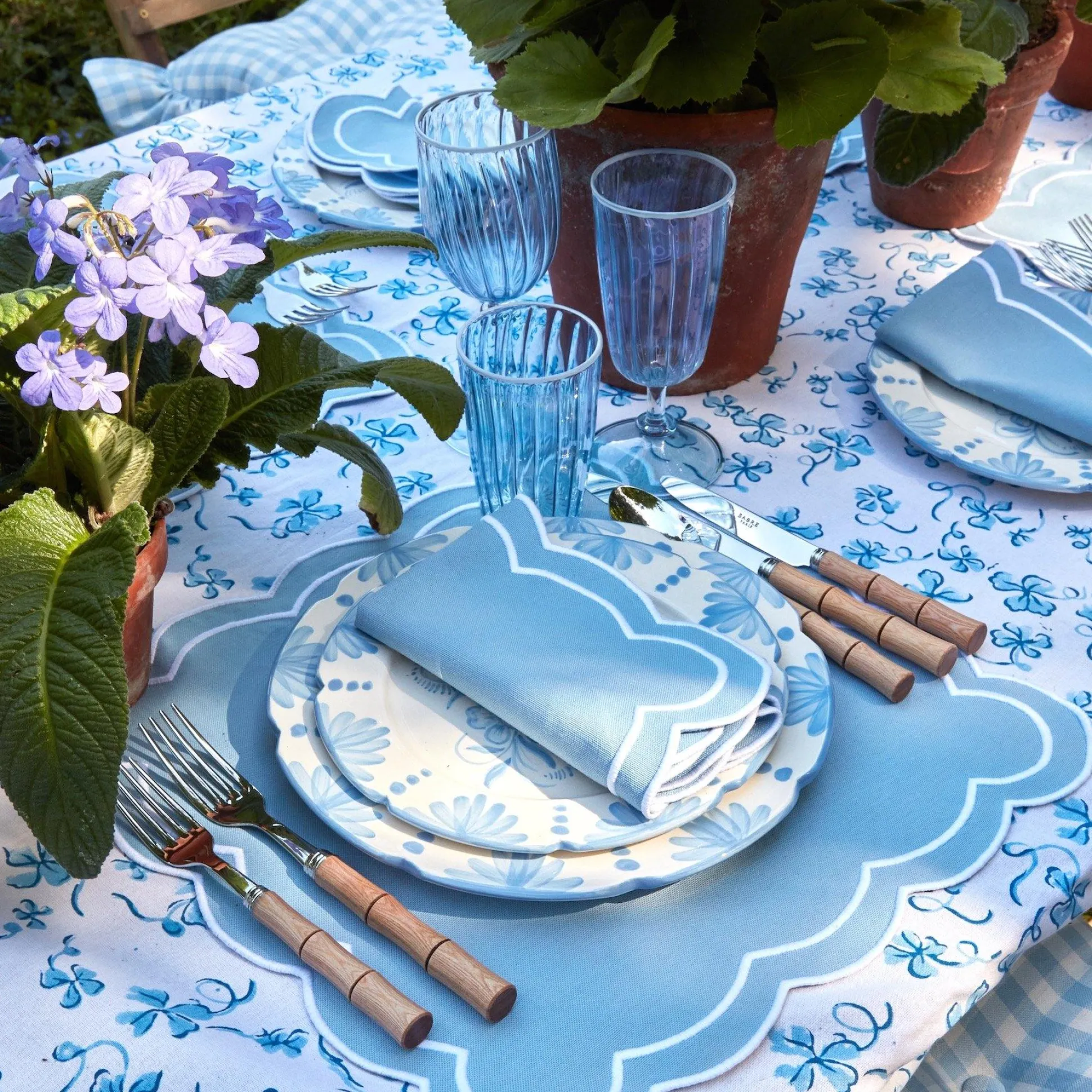 Seville Blue Gardenia Starter Plate