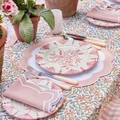 Seville Pink Gardenia Starter Plate (Set Of 4)