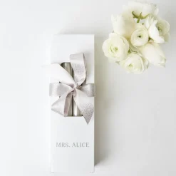 Silver Candles (Set Of 8)