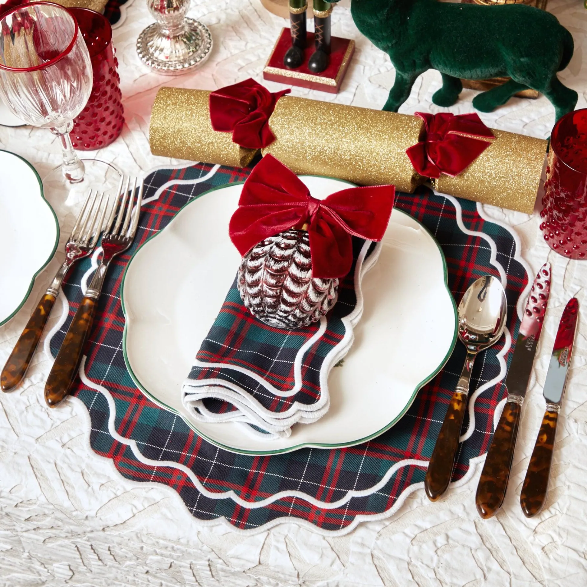 Snowflake Applique Tablecloth