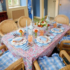 Sylvie Blue & Orange Placemats (Set Of 4)