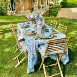 Sylvie Green Embroidered Placemats & Napkins (Set Of 4)