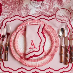 Valerie Pink Napkins (Set Of 4)