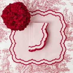 Valerie Pink Napkins (Set Of 4)