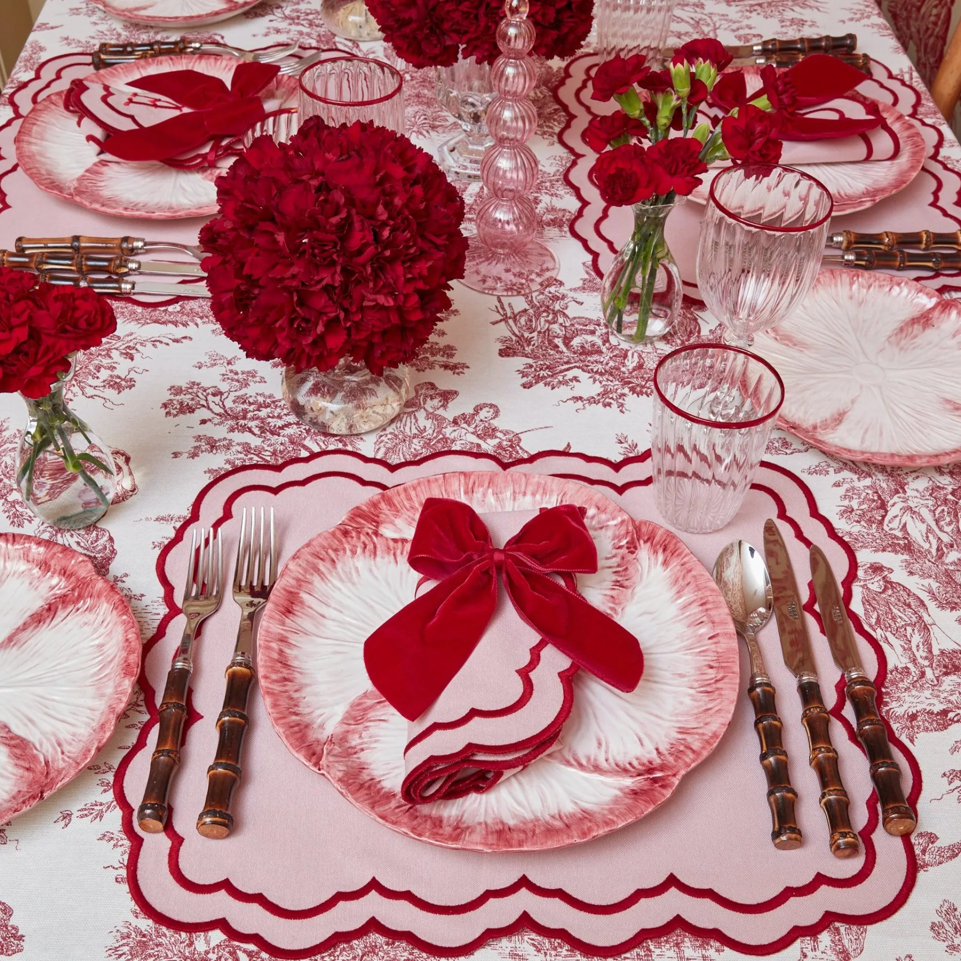 Valerie Pink Napkins (Set Of 4)