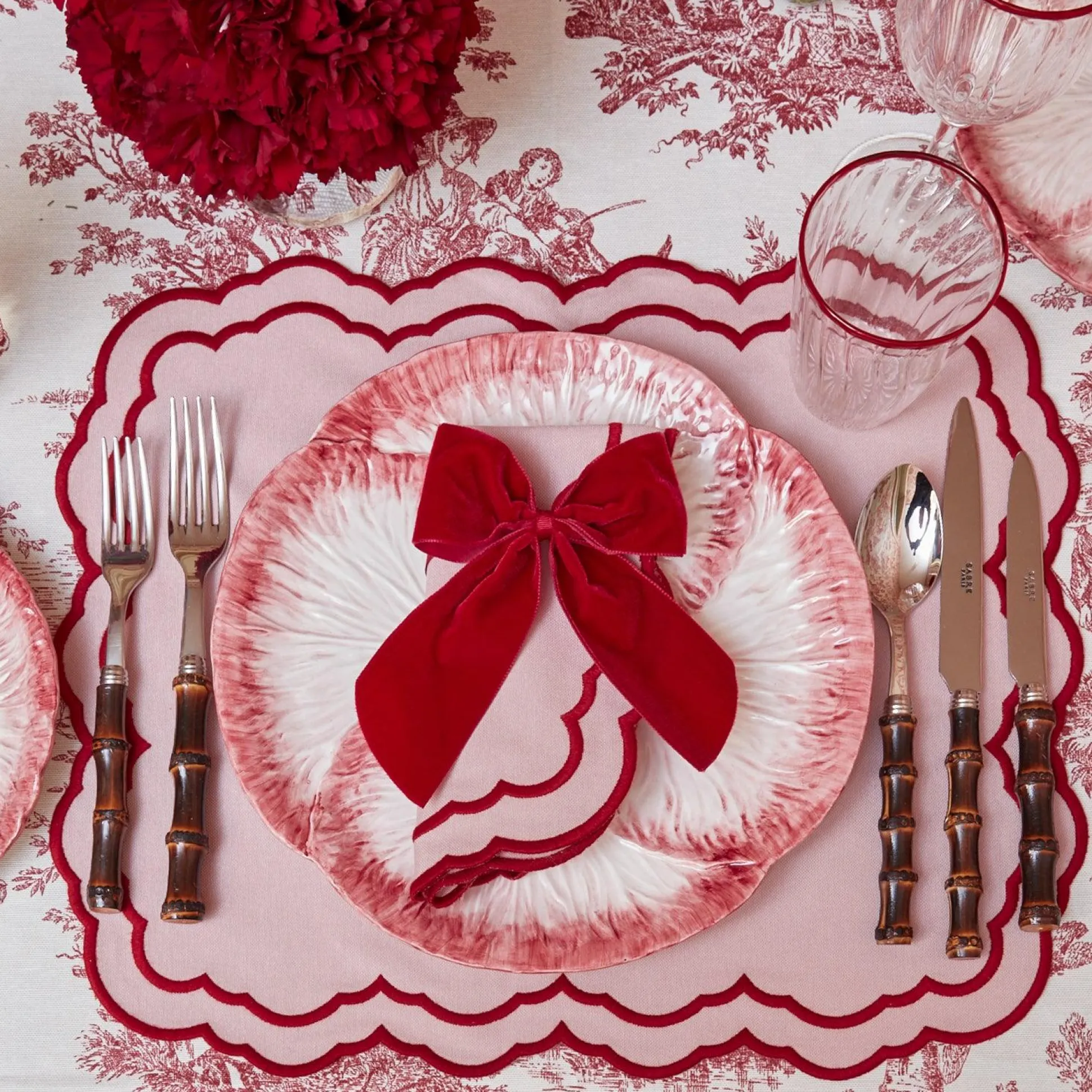 Valerie Pink Napkins (Set Of 4)