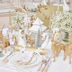 White & Gold Pagoda Lantern