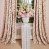 White Liliana Scalloped Rattan Pedestal And Urn