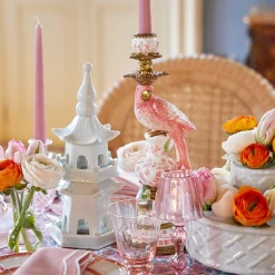 White Porcelain Pagoda Decoration Set
