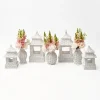 White Rattan Decoration Set