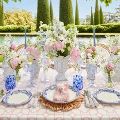 White Rattan Decoration Set