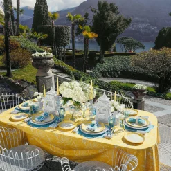 Yellow Capri Lettuce Dinner & Starter Plates (Set Of 8)