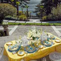 Yellow Capri Lettuce Starter Plates (Set Of 4)