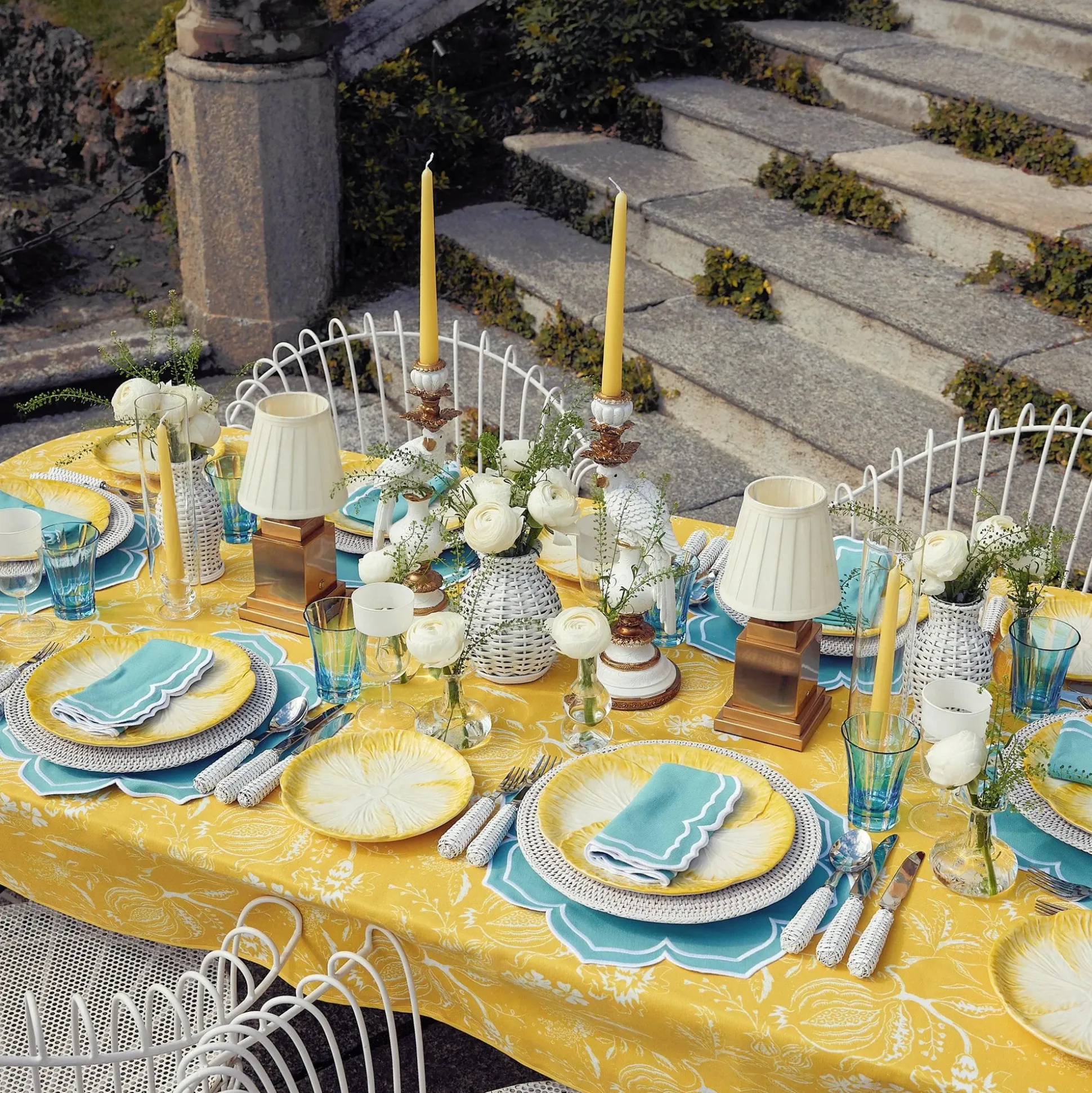 Yellow Melograno Candlescape