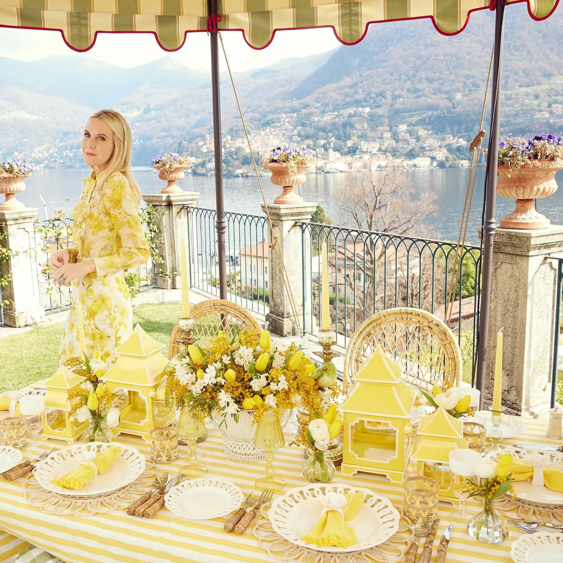 Yellow Pagoda Lantern