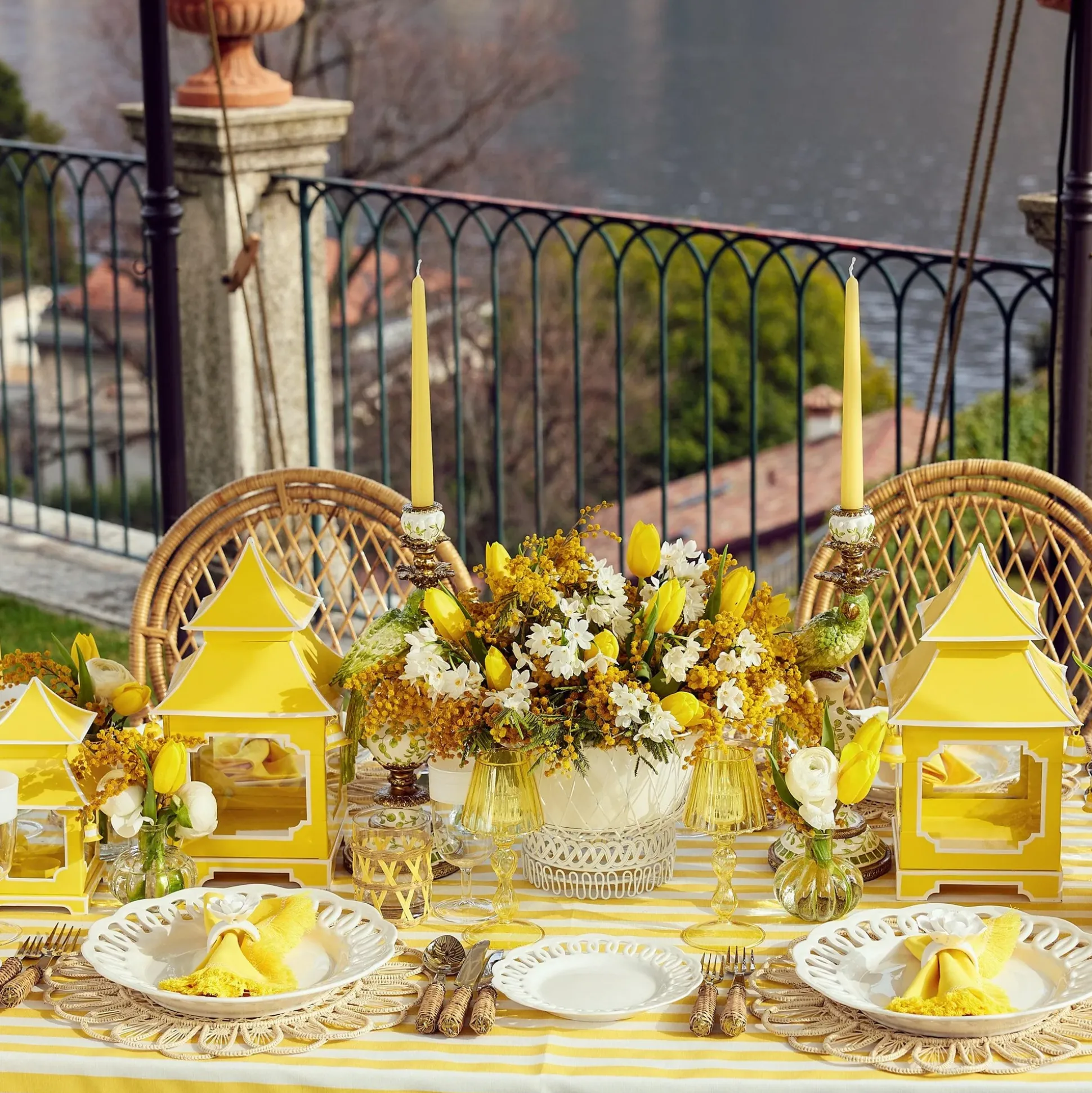 Yellow Pagoda Lantern